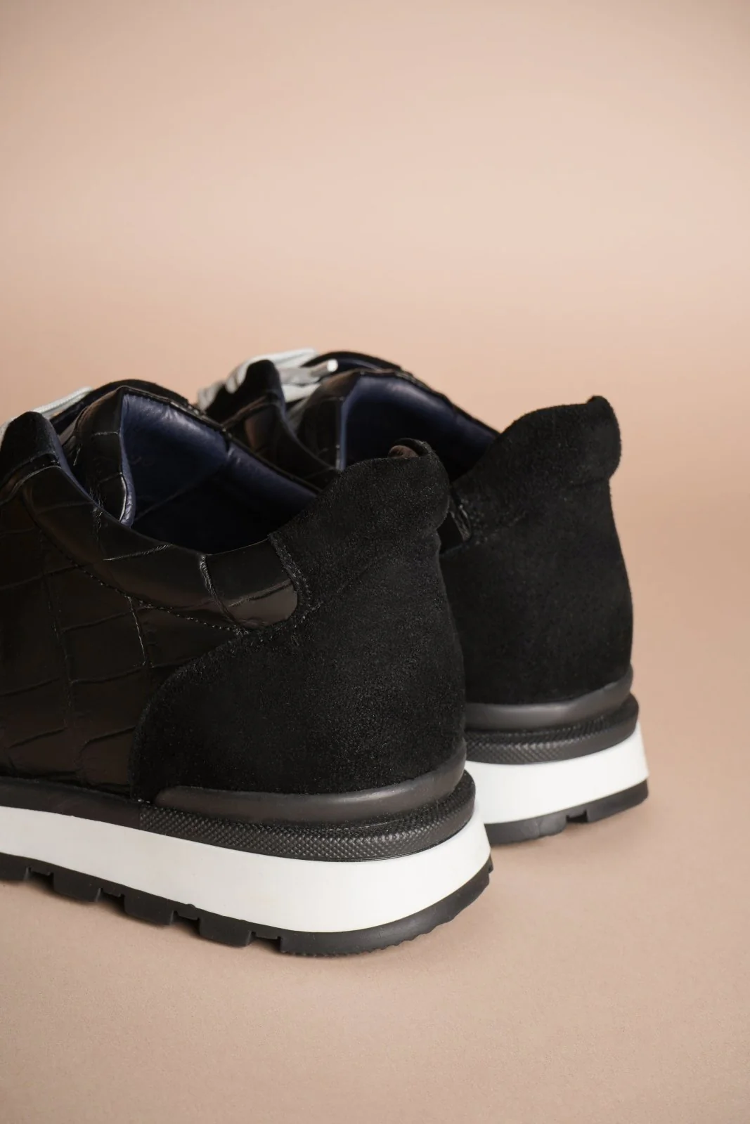 Balmoral Croc-Suede Sneakers - Image 4